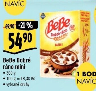Sušenky BeBe Dobré ráno mini Opavia