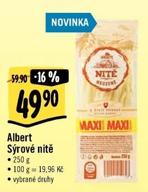 Sýrové nitě Albert