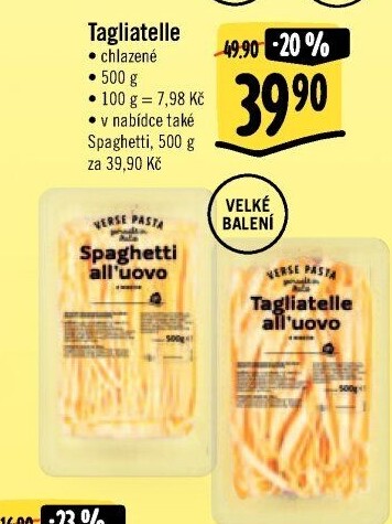 Těstoviny chlazené Albert Heijn