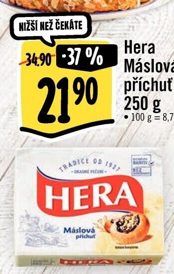 Tuk s máslovou příchutí Hera