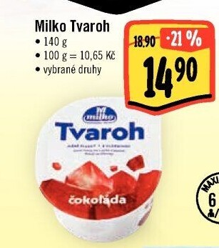 Tvaroh ochucený Milko