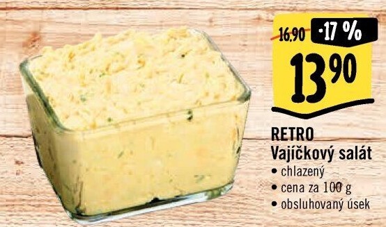 Vajíčkový salát Albert Retro