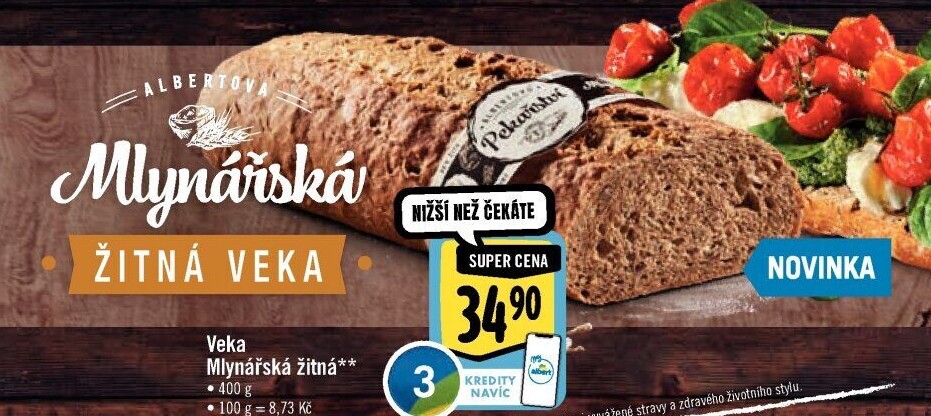 Veka Mlynářská žitná Albert