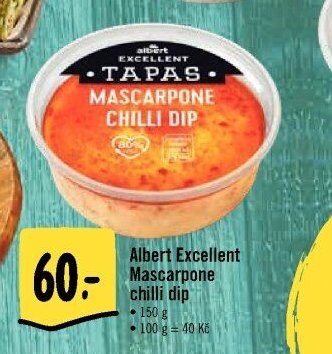 Albert Excellent Mascarpone chilli dip