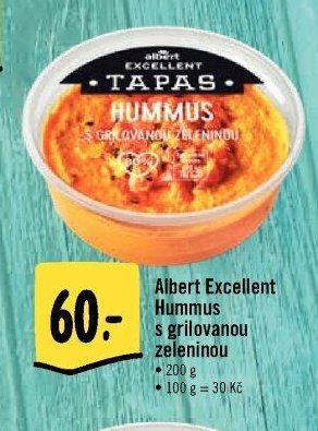 Albert Excellent Hummus s grilovanou zeleninou