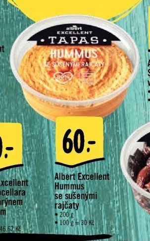Albert Excellent Hummus se sušenými rajčaty