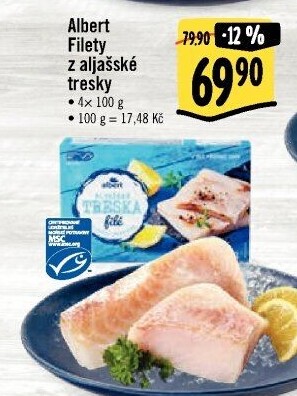 Filé z tresky mražené Albert