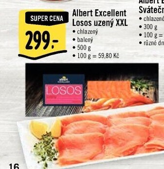 Losos uzený Albert Excellent