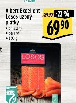 Losos uzený Albert Excellent