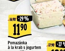 Pomazánka a la krab s jogurtem