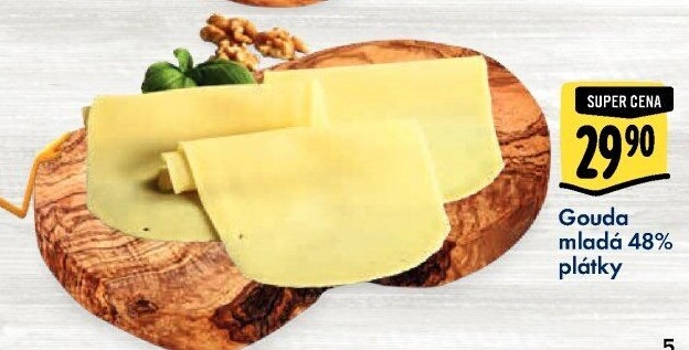 Sýr Gouda mladá 48%
