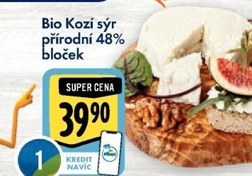 Sýr kozí přírodní bio 48%