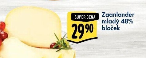 Sýr Zaanlander mladý 48 %