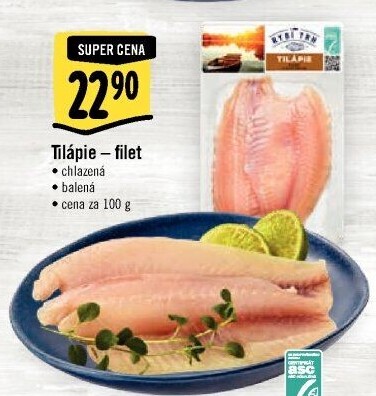 Tilápie nilská filety Albert