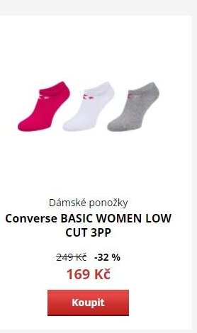 Converse BASIC WOMEN LOW CUT 3PP