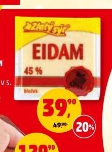 SÝR EIDAM BLOČEK 250 g