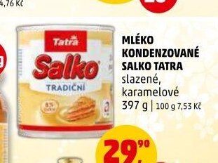MLÉKO KONDENZOVANÉ SALKO TATRA 397 g