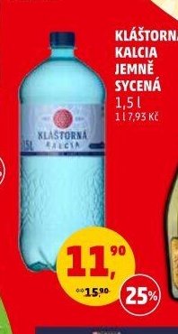 KLÁŠTORNÁ KALCIA JEMNĚ SYCENÁ 1,5 l