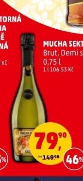 MUCHA SEKT Brut, Demi sec 0,75 l