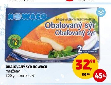 Obalovaný sýr Nowaco