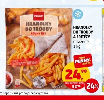 Hranolky do trouby a fritézy