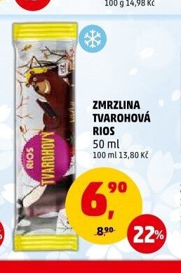 Zmrzlina tvarohová Rios