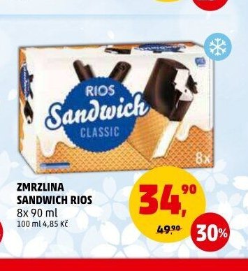 Zmrzlina Sandwich Rios