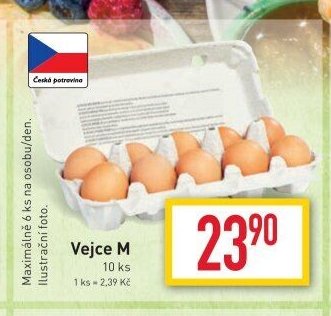 Vejce M 10 ks