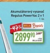 Akumulátorový vysavač Regulus PowerVac 2 v 1