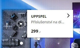 UPPSPEL Příslušenství na dírovanou desku - IKEA akcniletaky.com