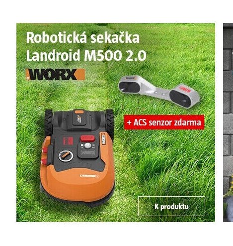 Robotická sekačka Landroid M500 2.0 - BAUHAUS akcniletaky.com