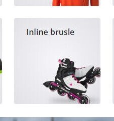 Inline brusle