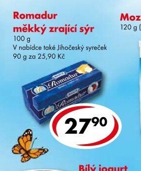 Romadur měkký zrající sýr