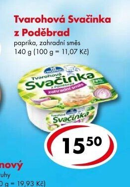 Tvarohová Svačinka z Poděbrad