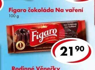 Figaro čokoláda Na vaření
