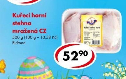 Kuřecí horní stehna mražená CZ