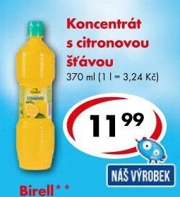 Koncentrát s citronovou šťávou