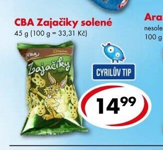 CBA Zajačiky solené