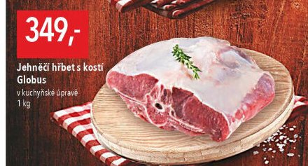 Jehněčí hřbet s kostí Globus