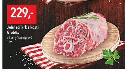 Jehněčí krk s kostí Globus