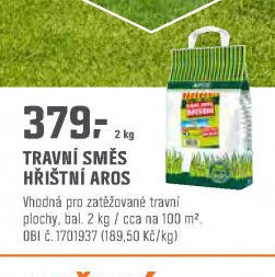 TRAVNÍ SMĚS HŘIŠTNÍ AROS - OBI akcniletaky.com
