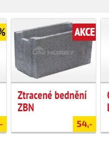 Ztracené bednění ZBN - UNI HOBBY akcniletaky.com