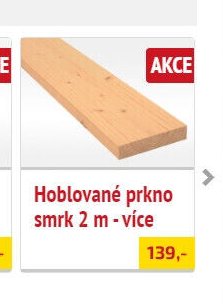 Hoblované prkno smrk 2 m - více - UNI HOBBY akcniletaky.com