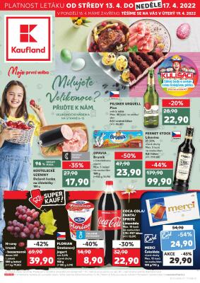 akční leták Kaufland 13.4.2022-17.4.2022