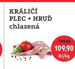 Králičí plec s hrudí