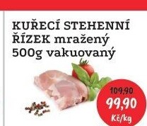 Kuřecí stehenní řízky mražené