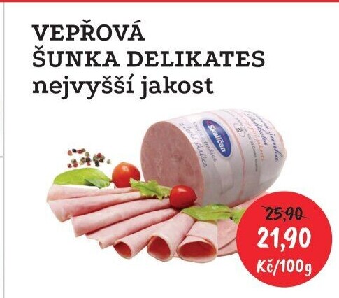 Šunka vepřová delikates nejvyšší jakost