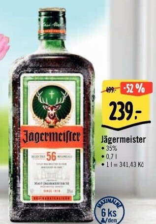 Bylinný likér Jägermeister
