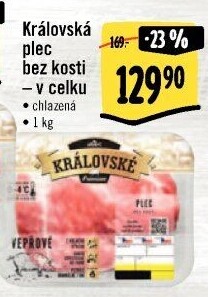 Královská vepřová plec bez kosti Albert