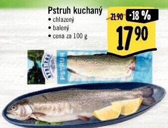 Pstruh kuchaný Albert